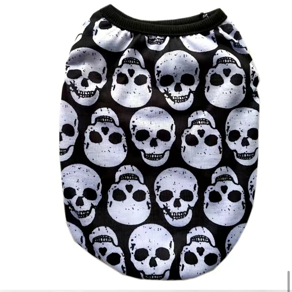 NWT Skull Graphic Tanktop for Pets - Picture 3 of 5